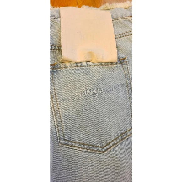 New SER.O.YA Ollie Wide Leg Jean in Coastline Size 32 or 12-14